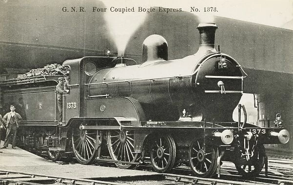Locomotive no 1373 4-4-0 bogie express