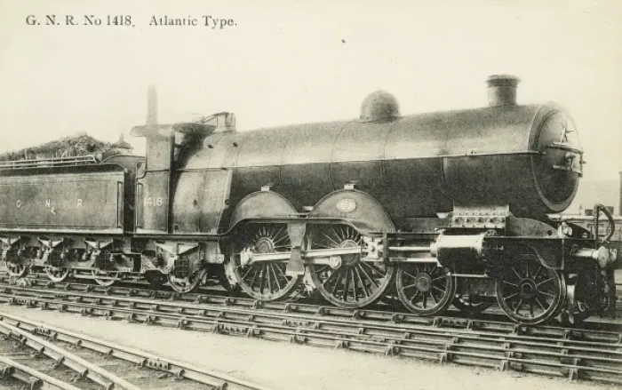 Framed Print : Locomotive no 1418 4-4-2 Framed Print : Locomotive no 1418 4-4-2