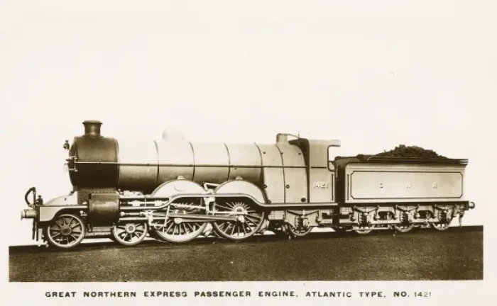 Framed Print : Locomotive no 1421 4-4-2 Framed Print : Locomotive no 1421 4-4-2