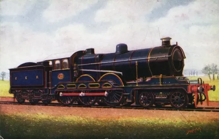 Framed Print : Locomotive no 1500 4-6-0 express engine Framed Print : Locomotive no 1500 4-6-0 express engine