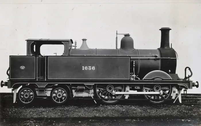 Framed Print : Locomotive no 1636 0-4-4 engine Framed Print : Locomotive no 1636 0-4-4 engine