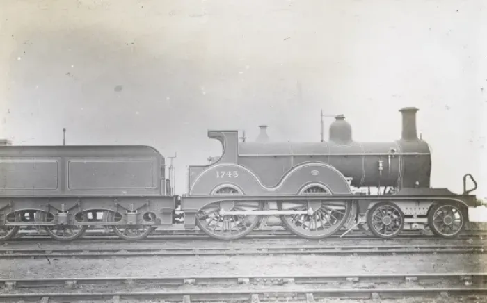 Framed Print : Locomotive no 1743 4-4-0 Framed Print : Locomotive no 1743 4-4-0