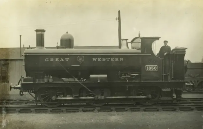 Framed Print : Locomotive no 1850 0-6-0 tank engine Framed Print : Locomotive no 1850 0-6-0 tank engine