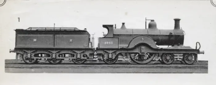 Framed Print : Locomotive no 1868 4-2-2 Framed Print : Locomotive no 1868 4-2-2