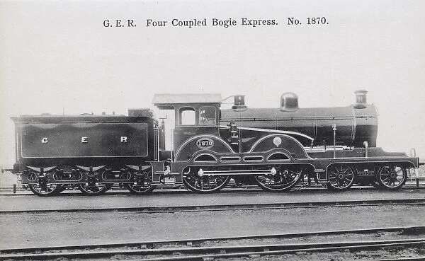 Locomotive no 1870 four coupled bogie express