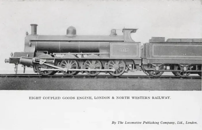 Framed Print : Locomotive no 1881 0-8-0 goods engine L&NWR Framed Print : Locomotive no 1881 0-8-0 goods engine L&NWR