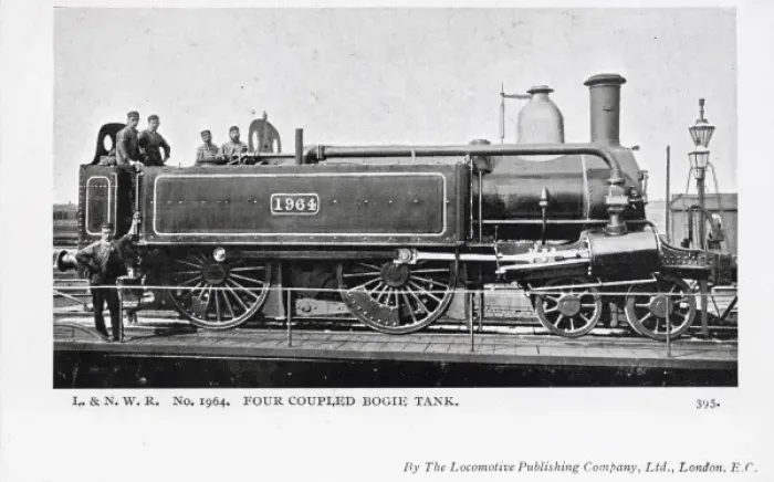 Framed Print : Locomotive no 1964 four coupled bogie tank Framed Print : Locomotive no 1964 four coupled bogie tank