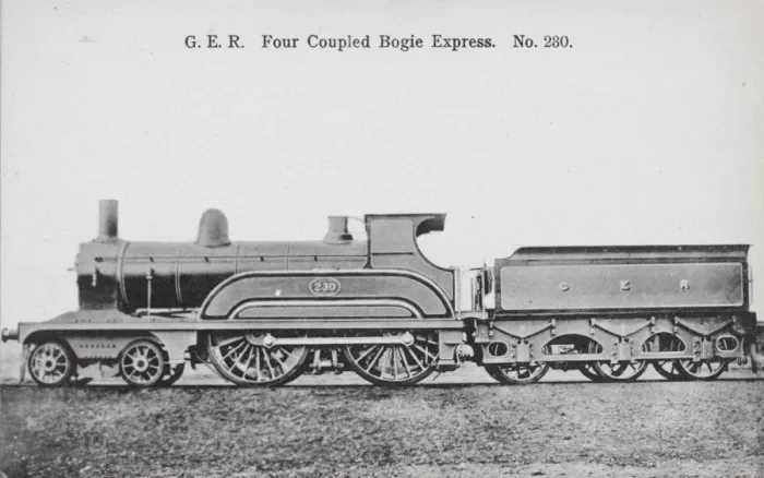 Framed Print : Locomotive no 230 four coupled bogie express Framed Print : Locomotive no 230 four coupled bogie express