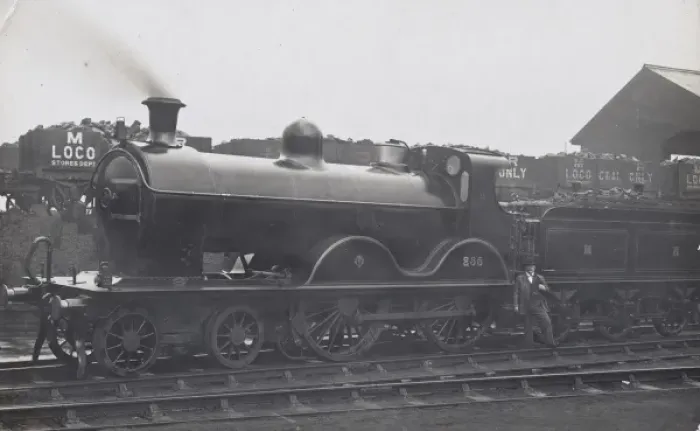 Framed Print : Locomotive no 235 4-4-0 Framed Print : Locomotive no 235 4-4-0