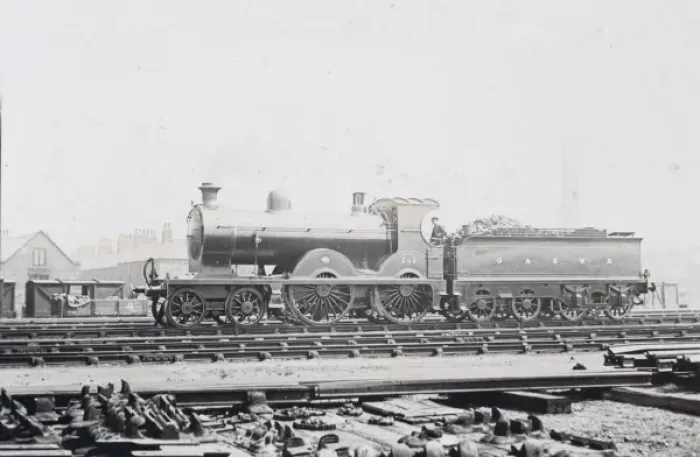Framed Print : Locomotive no 241 4-4-0 Framed Print : Locomotive no 241 4-4-0