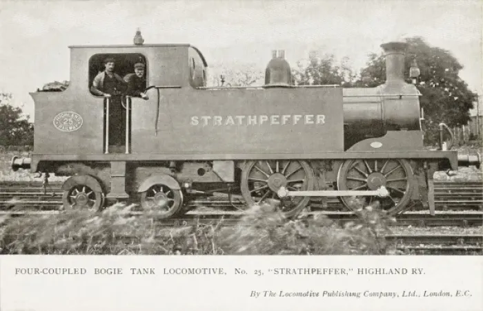 Framed Print : Locomotive no 25 Strathpeffer Framed Print : Locomotive no 25 Strathpeffer