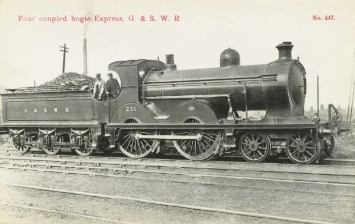Framed Print : Locomotive no 251 four coupled bogie express Framed Print : Locomotive no 251 four coupled bogie express