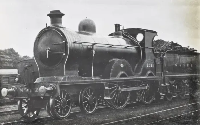 Framed Print : Locomotive no 259 4-4-0 Framed Print : Locomotive no 259 4-4-0