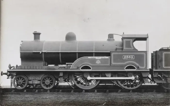 Framed Print : Locomotive no 2663 George the Fifth Framed Print : Locomotive no 2663 George the Fifth