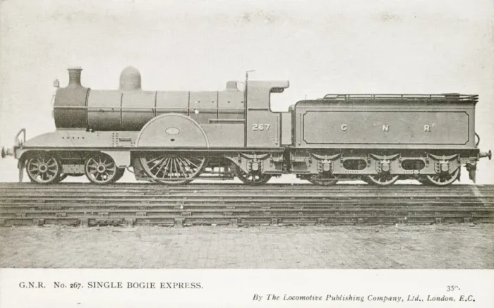 Framed Print : Locomotive no 267, single bogie express Framed Print : Locomotive no 267, single bogie express