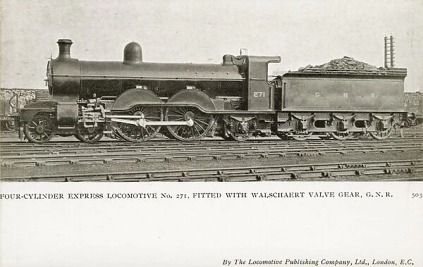 Locomotive no 271 four cylinder express