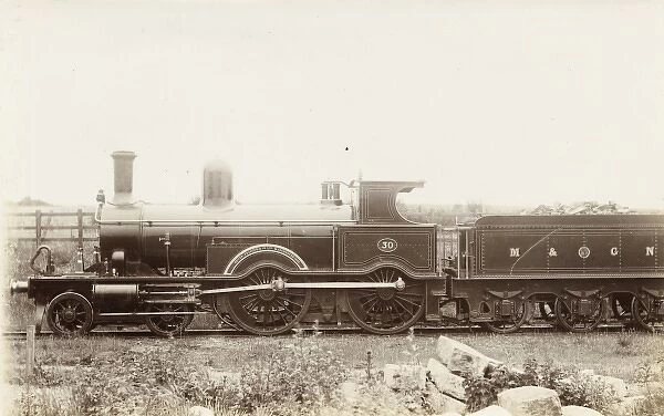 Locomotive no 30 4-4-0 engine