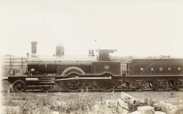 Framed Print : Locomotive no 30 4-4-0 engine Framed Print : Locomotive no 30 4-4-0 engine