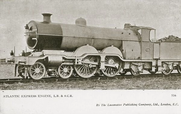Locomotive no 30 Atlantic express engine