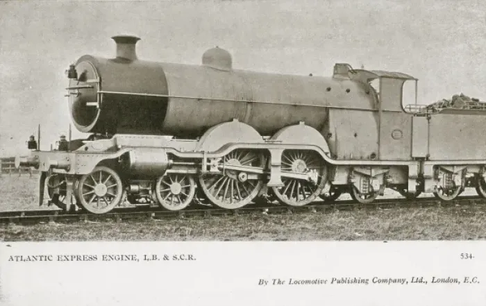 Framed Print : Locomotive no 30 Atlantic express engine Framed Print : Locomotive no 30 Atlantic express engine