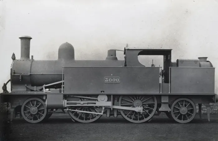 Framed Print : Locomotive no 3000 2-4-2 tank Framed Print : Locomotive no 3000 2-4-2 tank