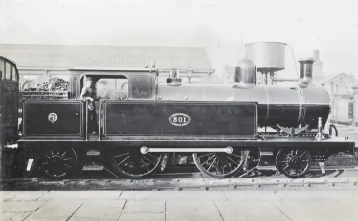 Framed Print : Locomotive no 301 2-4-2 Framed Print : Locomotive no 301 2-4-2