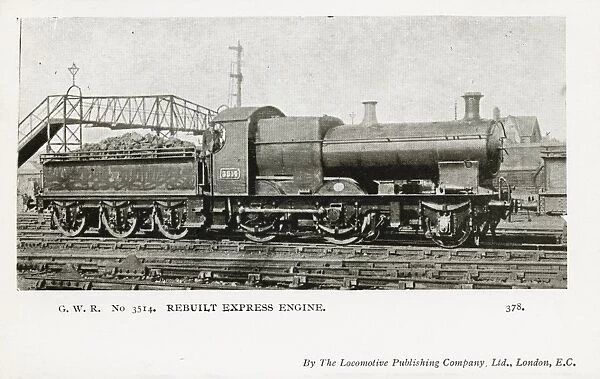 Locomotive no 3514 rebuilt express engine