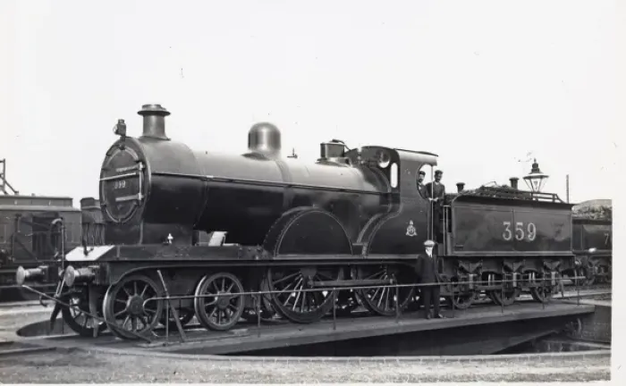Framed Print : Locomotive no 359 4-4-0 Framed Print : Locomotive no 359 4-4-0