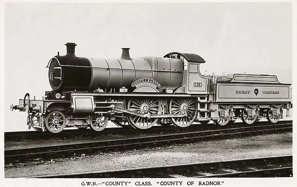 Locomotive no 3818 County of Radnor