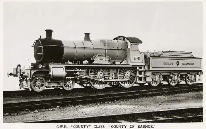 Framed Print : Locomotive no 3818 County of Radnor Framed Print : Locomotive no 3818 County of Radnor