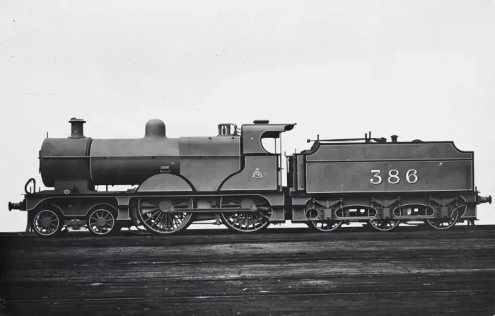 Framed Print : Locomotive no 386 4-4-0 Framed Print : Locomotive no 386 4-4-0