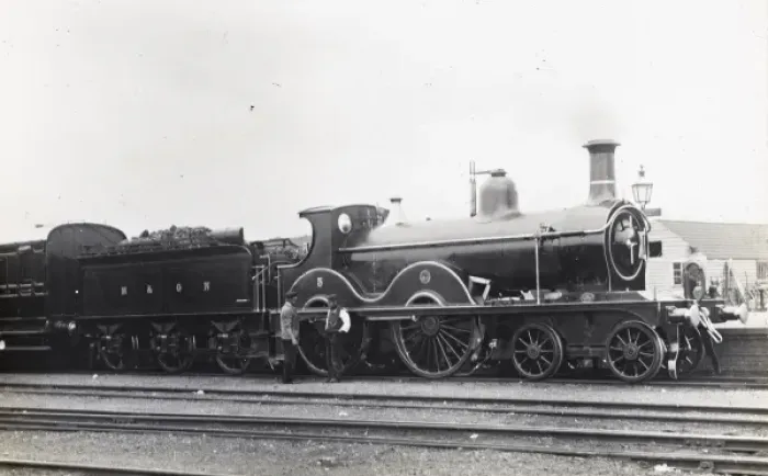Framed Print : Locomotive no 5 4-4-0 Framed Print : Locomotive no 5 4-4-0