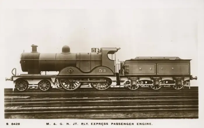 Framed Print : Locomotive no 53 4-4-0 express Framed Print : Locomotive no 53 4-4-0 express