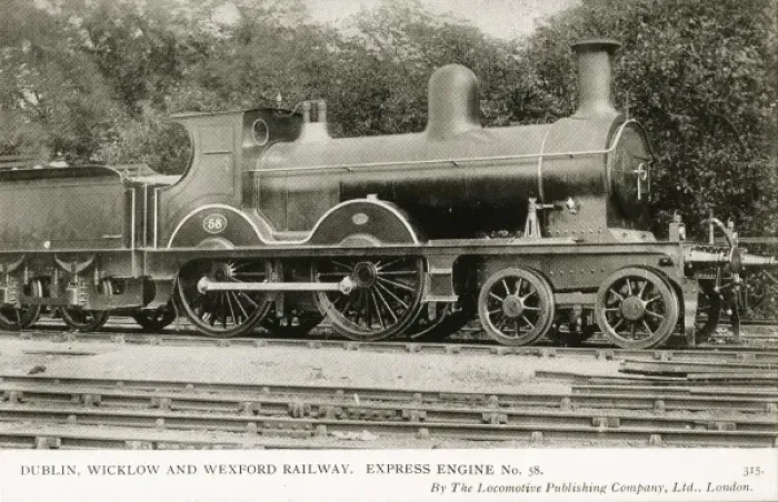 Framed Print : Locomotive no 58 express engine Framed Print : Locomotive no 58 express engine