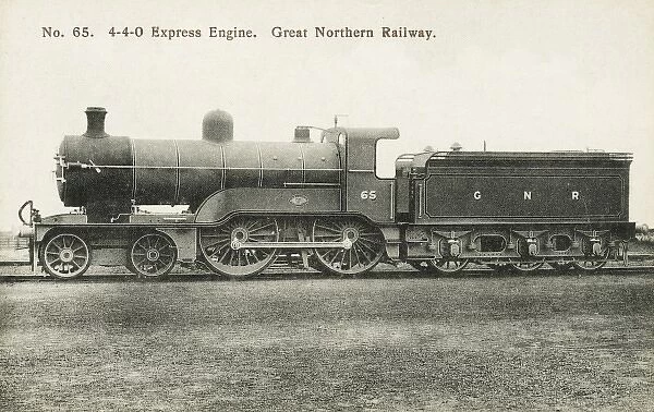 Locomotive no 65 4-4-0 express engine