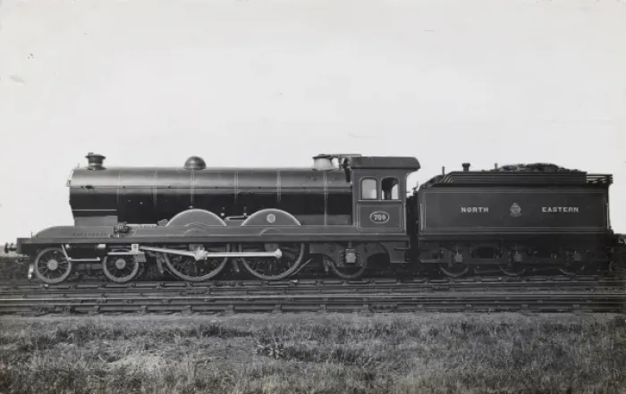 Framed Print : Locomotive no 709 4-4-2 Framed Print : Locomotive no 709 4-4-2