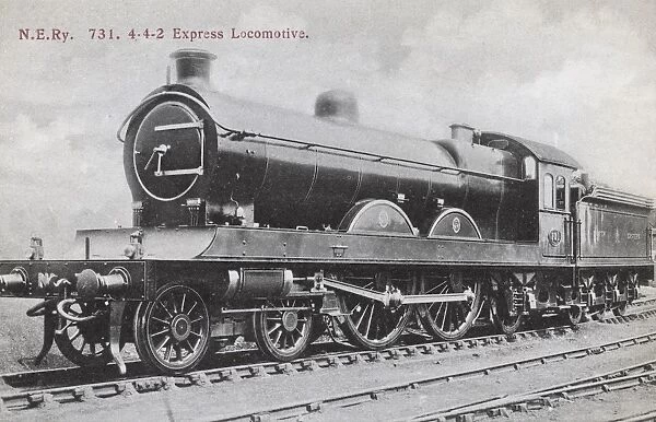 Locomotive no 731 4-4-2 express
