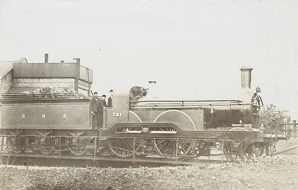 Locomotive no 751 2-4-0 engine