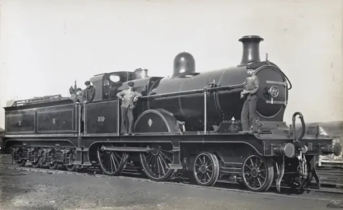 Framed Print : Locomotive no 810 4-4-0 Framed Print : Locomotive no 810 4-4-0