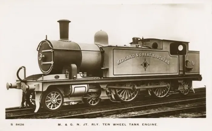 Framed Print : Locomotive no 9 10 wheel coupled tank engine Framed Print : Locomotive no 9 10 wheel coupled tank engine