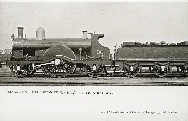Locomotive no 9 single express engine
