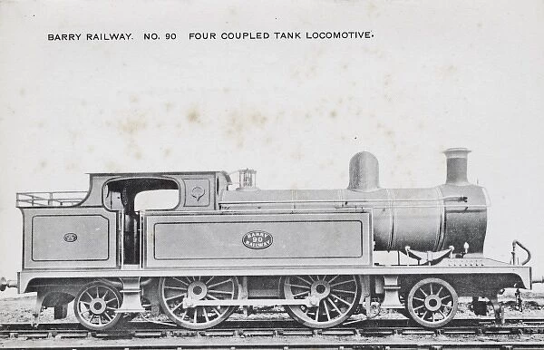 Locomotive no 90 four coupled tank locomotive