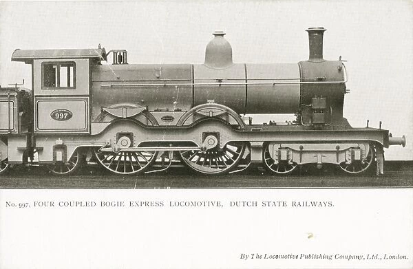 Locomotive no 991 four coupled bogie express
