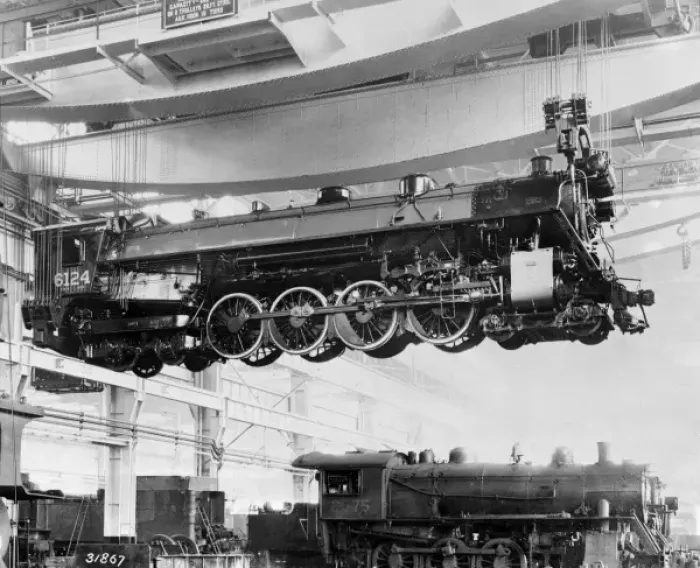 Framed Print : Locomotive Construction Framed Print : Locomotive Construction