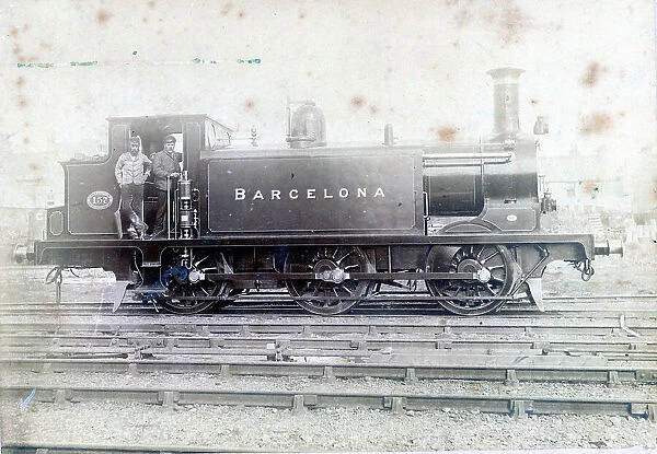 Locomotive number 157 Barcelona, an E Tank Special c1890