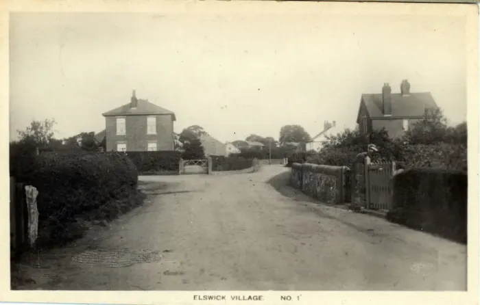 Framed Print : Lodge Lane, Elswick, Preston, Poulton-le-Fylde, Lancashire, England. Date: 1924 Framed Print : Lodge Lane, Elswick, Preston, Poulton-le-Fylde, Lancashire, England. Date: 1924