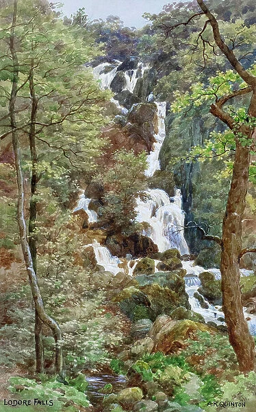 Lodore Falls, Borrowdale, Lake District, Cumbria