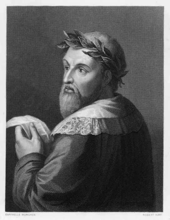 Framed Print : Lodovico Ariosto / Morghen Framed Print : Lodovico Ariosto / Morghen