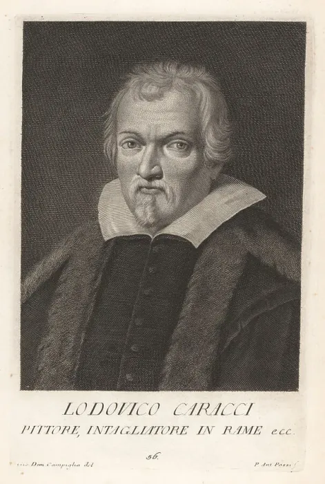 Framed Print : Lodovico Carracci, Italian, early-Baroque painter and etcher, 15 Framed Print : Lodovico Carracci, Italian, early-Baroque painter and etcher, 15