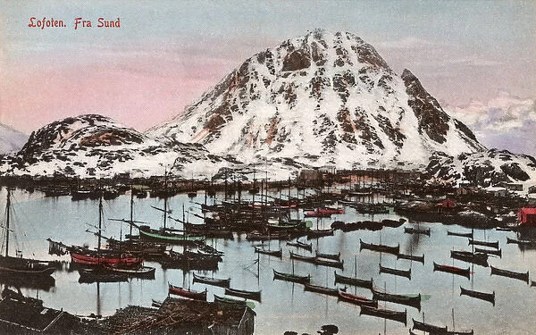Lofoten Islands - View from Sund - Norway
